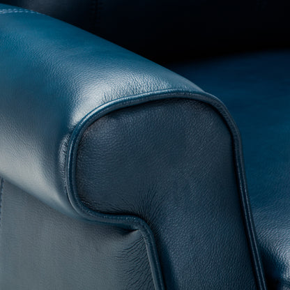 Landis Recliner Chair - Navy Blue