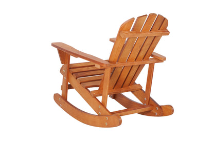 Garvin Adirondack Rocking Chair Solid Wood - Walnut