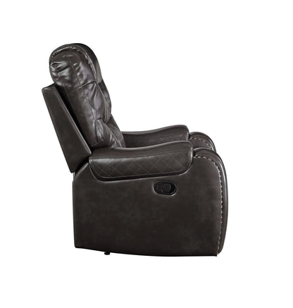 Braylon PU Recliner - Magnetite