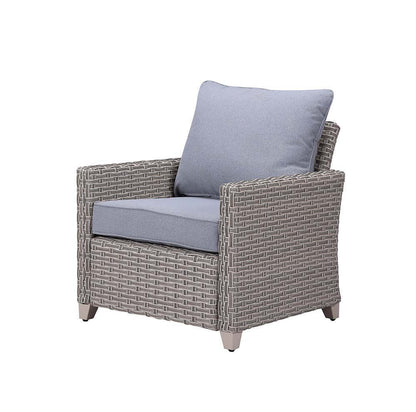 Greeley 4 Pc Patio Sofa Set - Gray