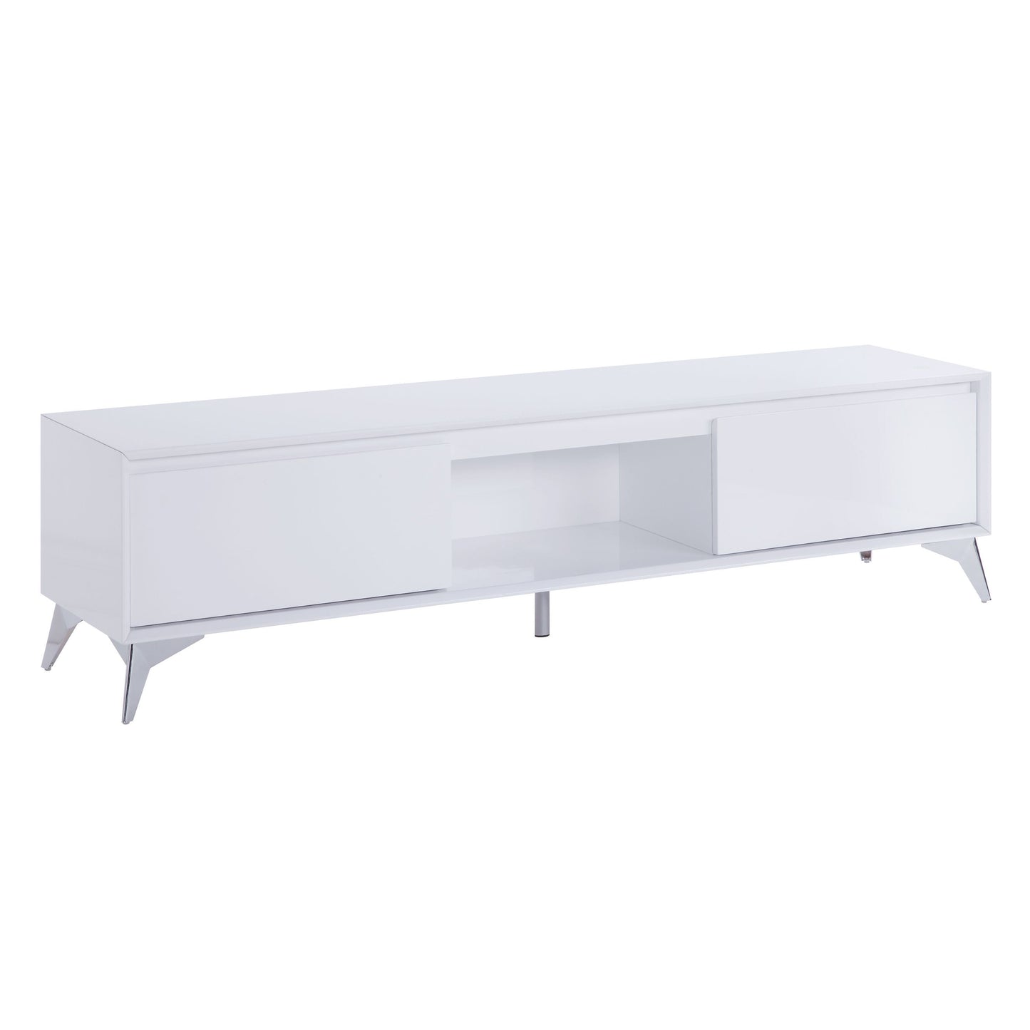 Raceloma TV stand with LED Lights - White