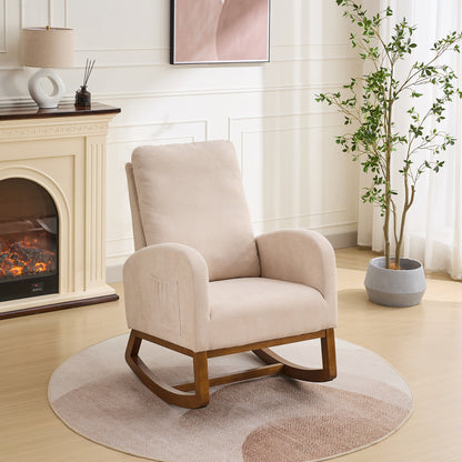 Lester Rocking Chair - Beige