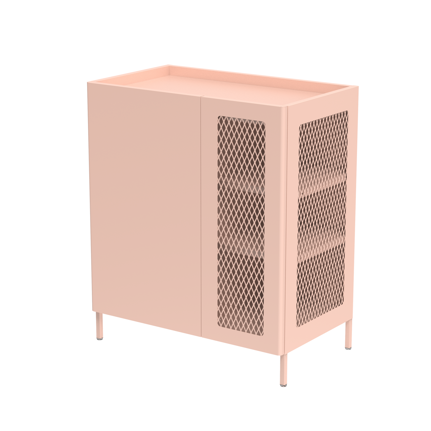 Lynn Metal Sideboard Cabinet - Pink