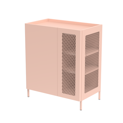 Lynn Metal Sideboard Cabinet - Pink