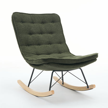 Lazy Rocking Chair - Dark Green