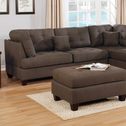 Trova 3 Pcs Modular Sofa Set  - Gray Coffee