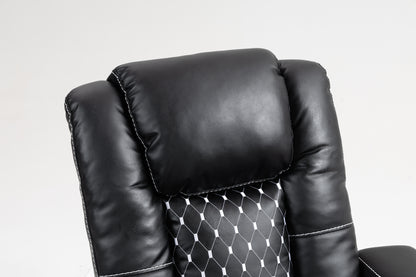 Warner II Power Recliner with Multifunctional Features - Black