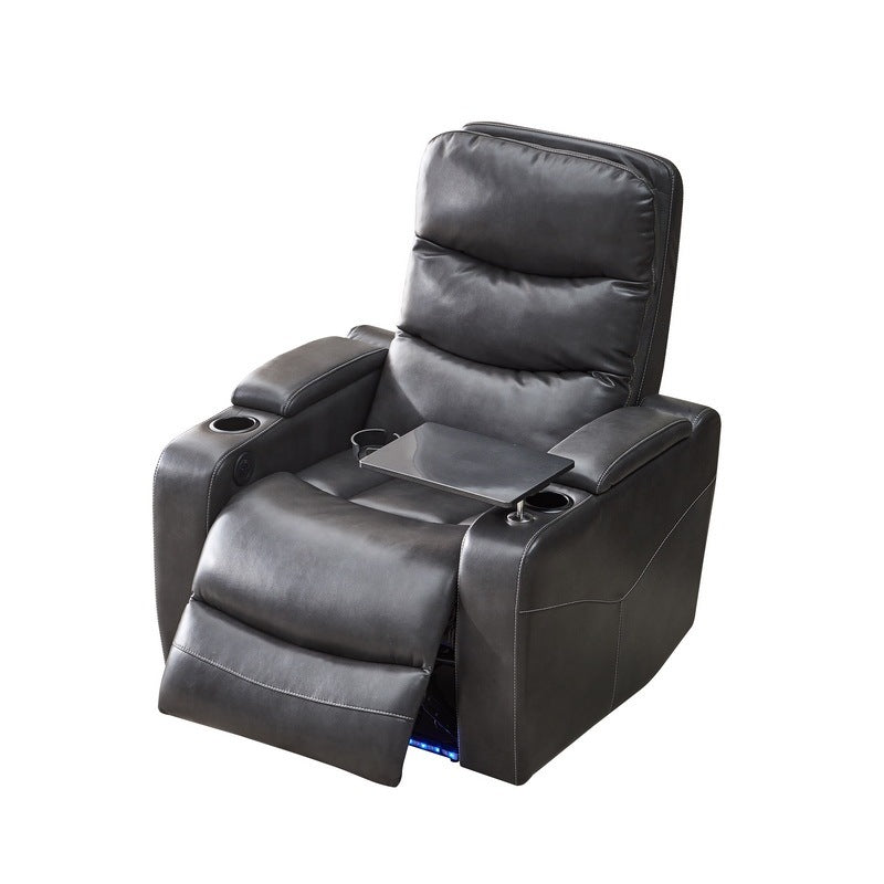 Harris Power Recliner Wth Writing Board - Gray