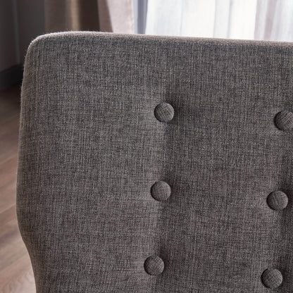 Zanna Fabric Upholstered Rocking - Gray