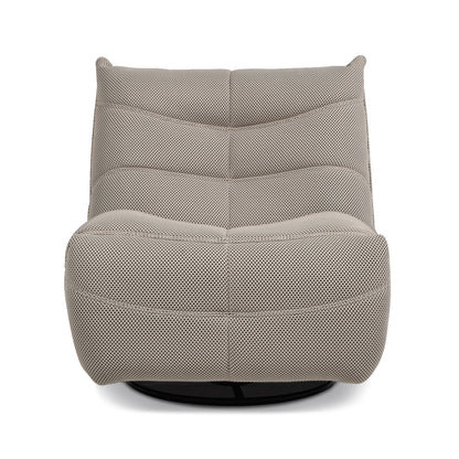 Rearden 3D Tech Mesh Swivel Glider Manual Recliner - Gray