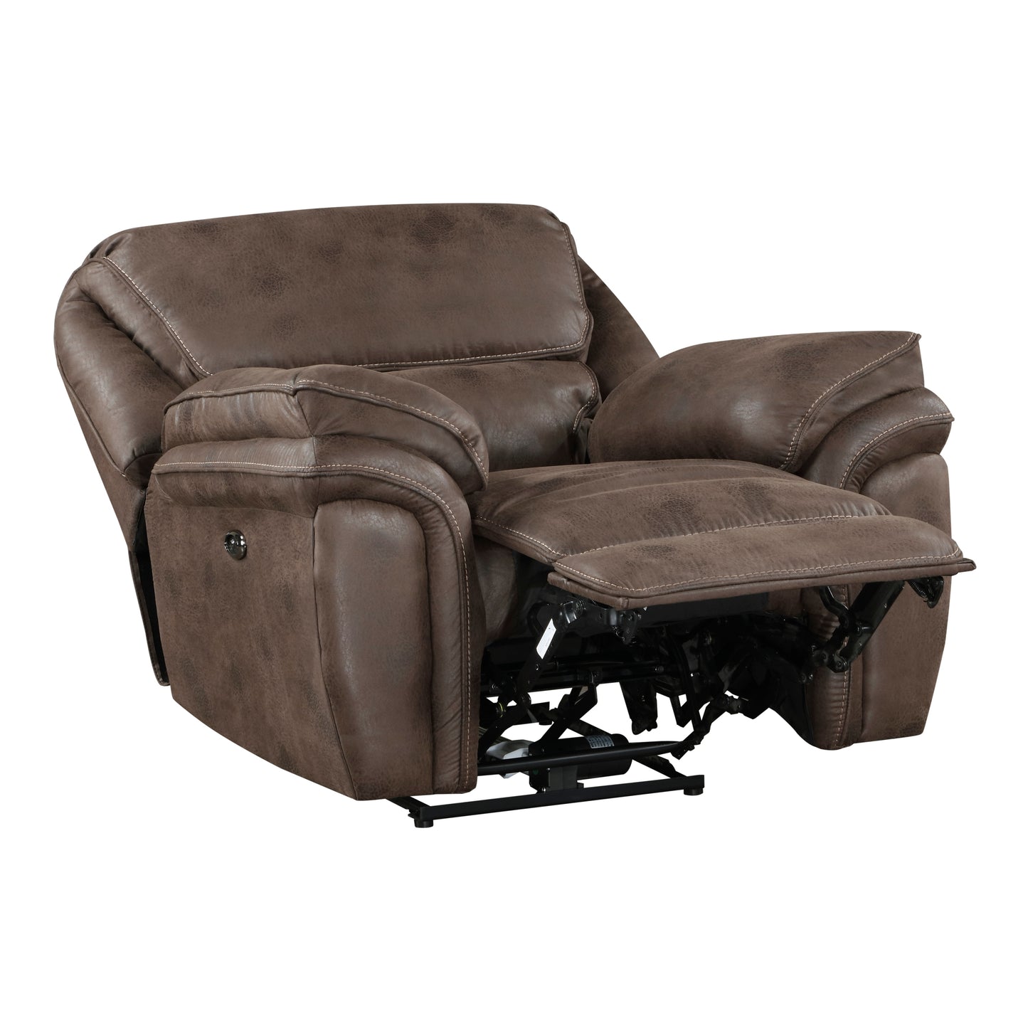 Brock Power Reclining Chair - Brown