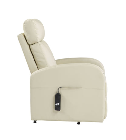 Ricardo PU Recliner with Power Lift - Beige