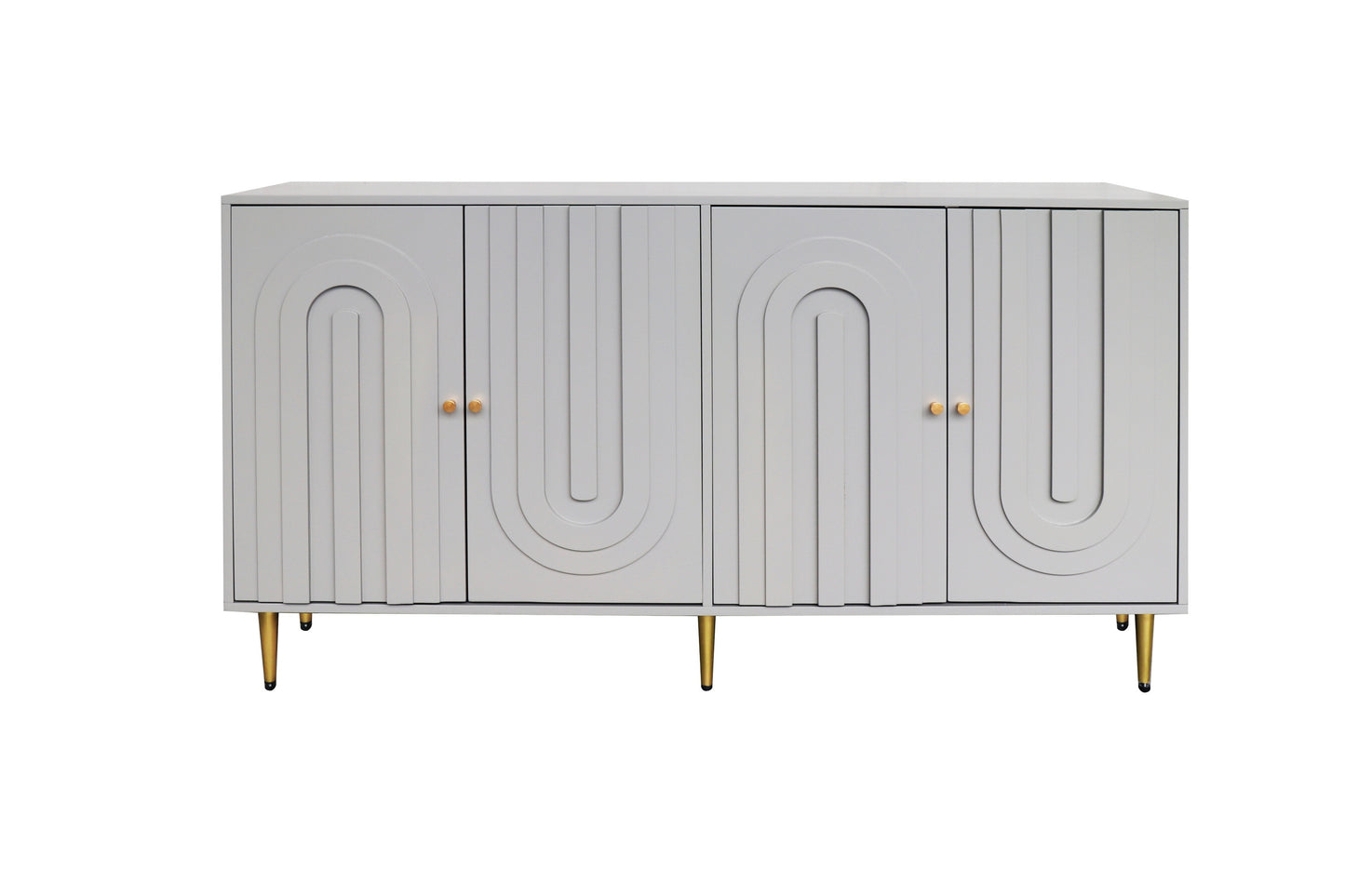 Jana Wooden Cabinet Sideboard - Gray