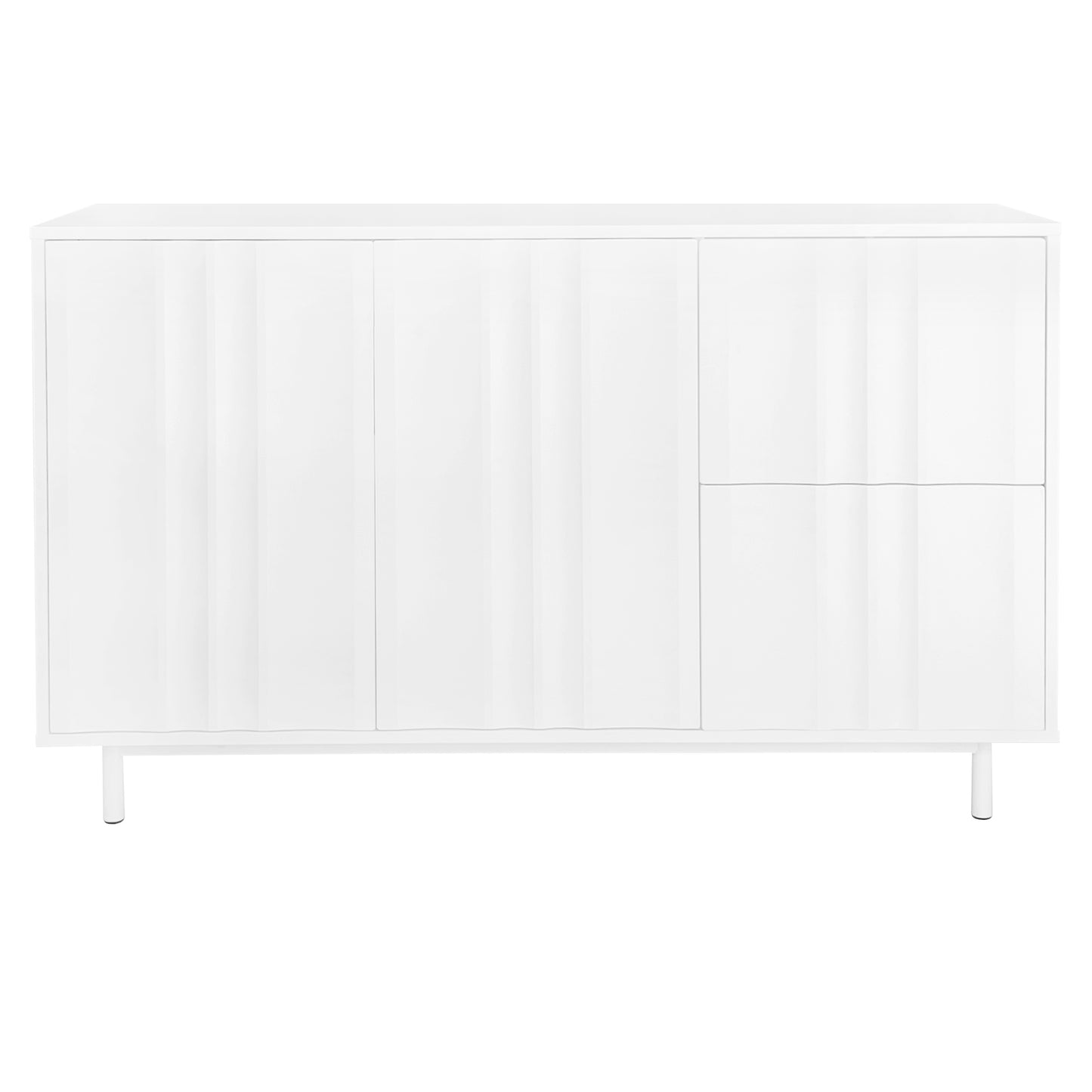 Noza Sideboard Buffet Cabinet - White