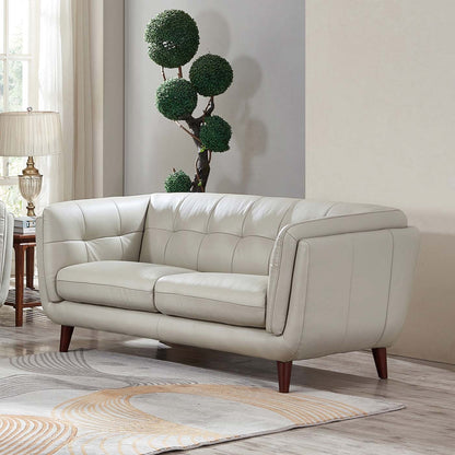 Solana Leather Loveseat