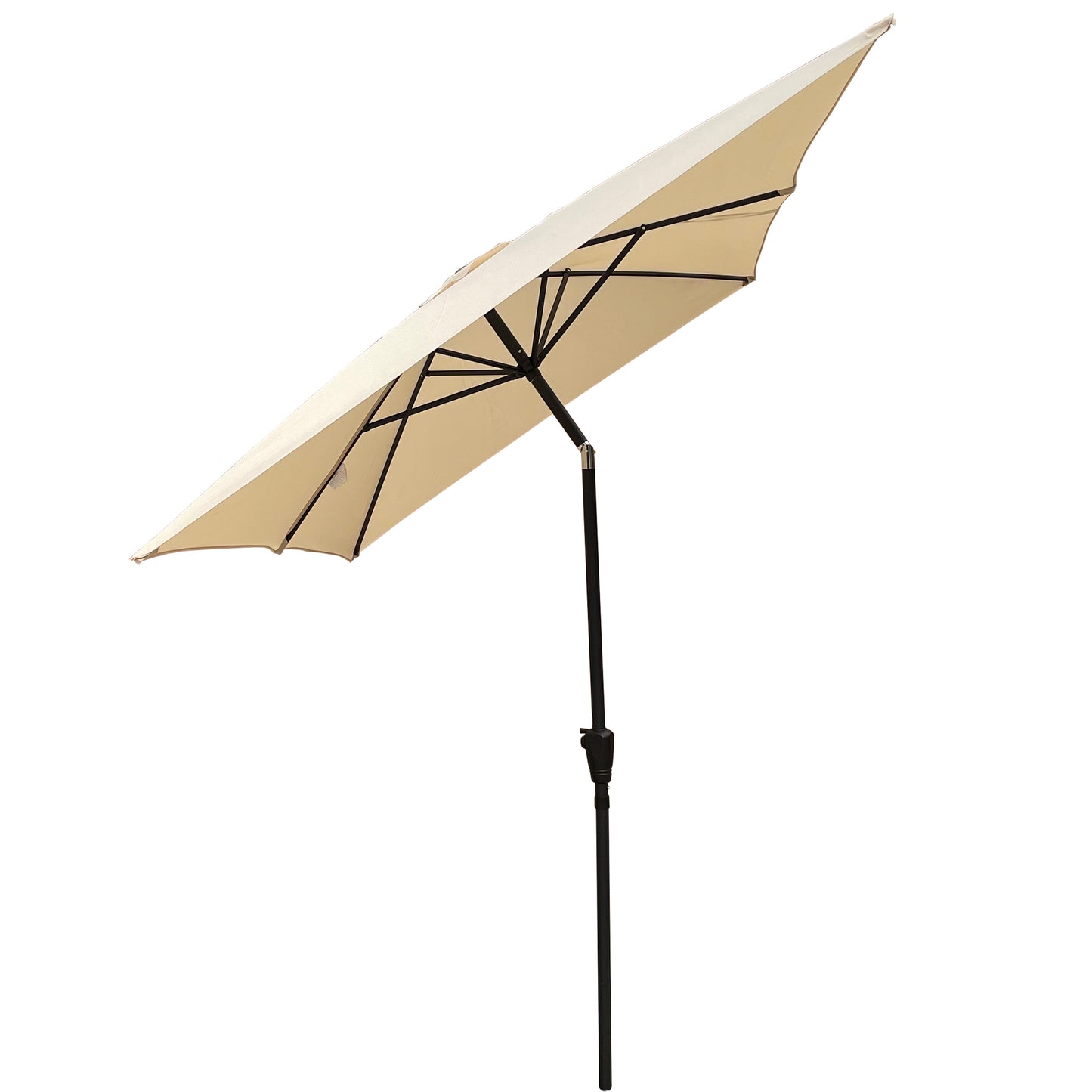 Zane 6 x 9 ft  Patio Umbrella with Crank - Tan