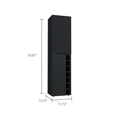 Obregon Tall Cabinet - Black