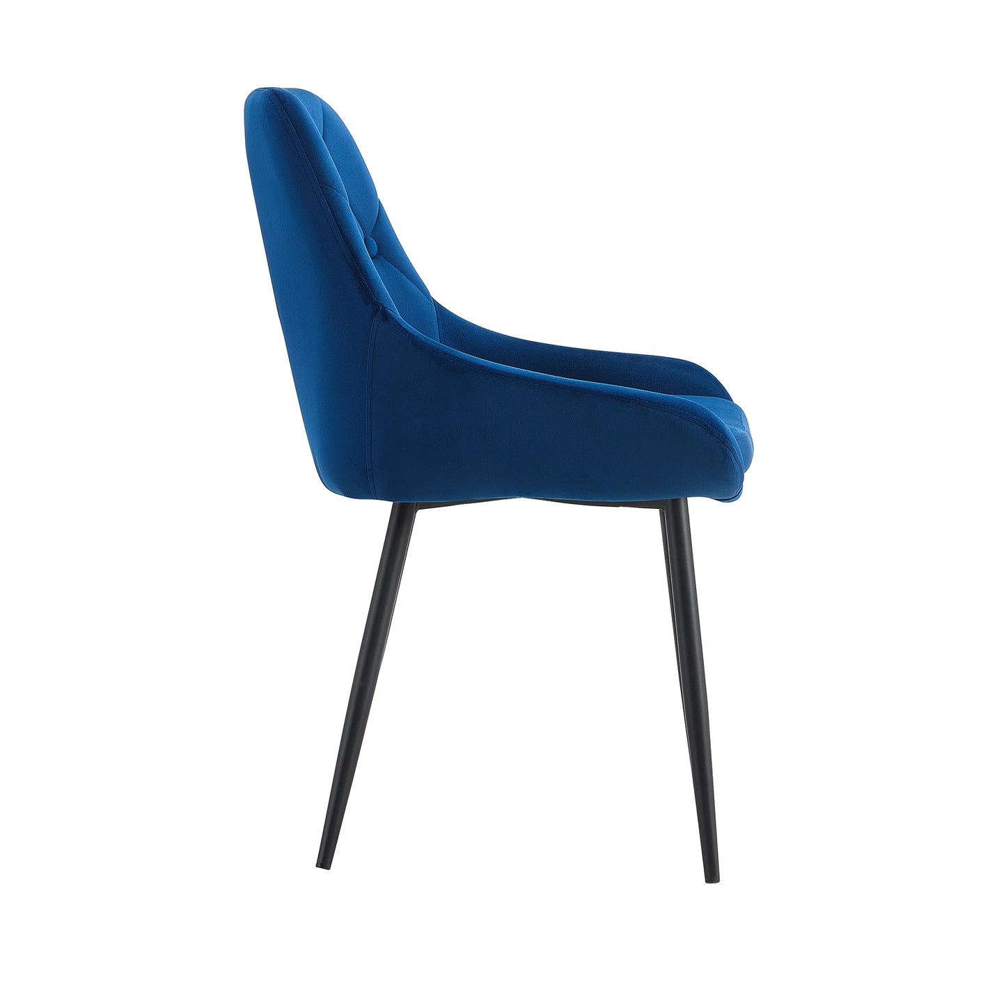 Sheron Velvet Dining Chairs (Set of 2) - Blue