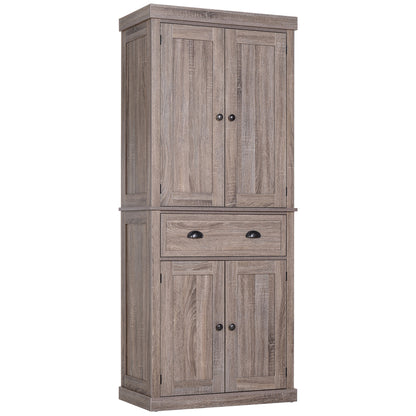 Spencer Tall Storage Cabinet - Brown