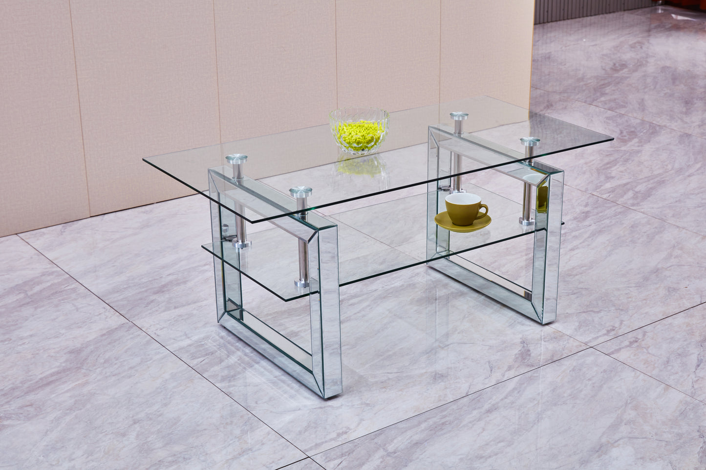 Gem Tempered Glass Coffee Table