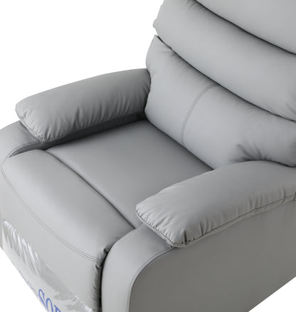 Lexi 360 Degree Swivel Rocking Recliner Chair - Light Gray