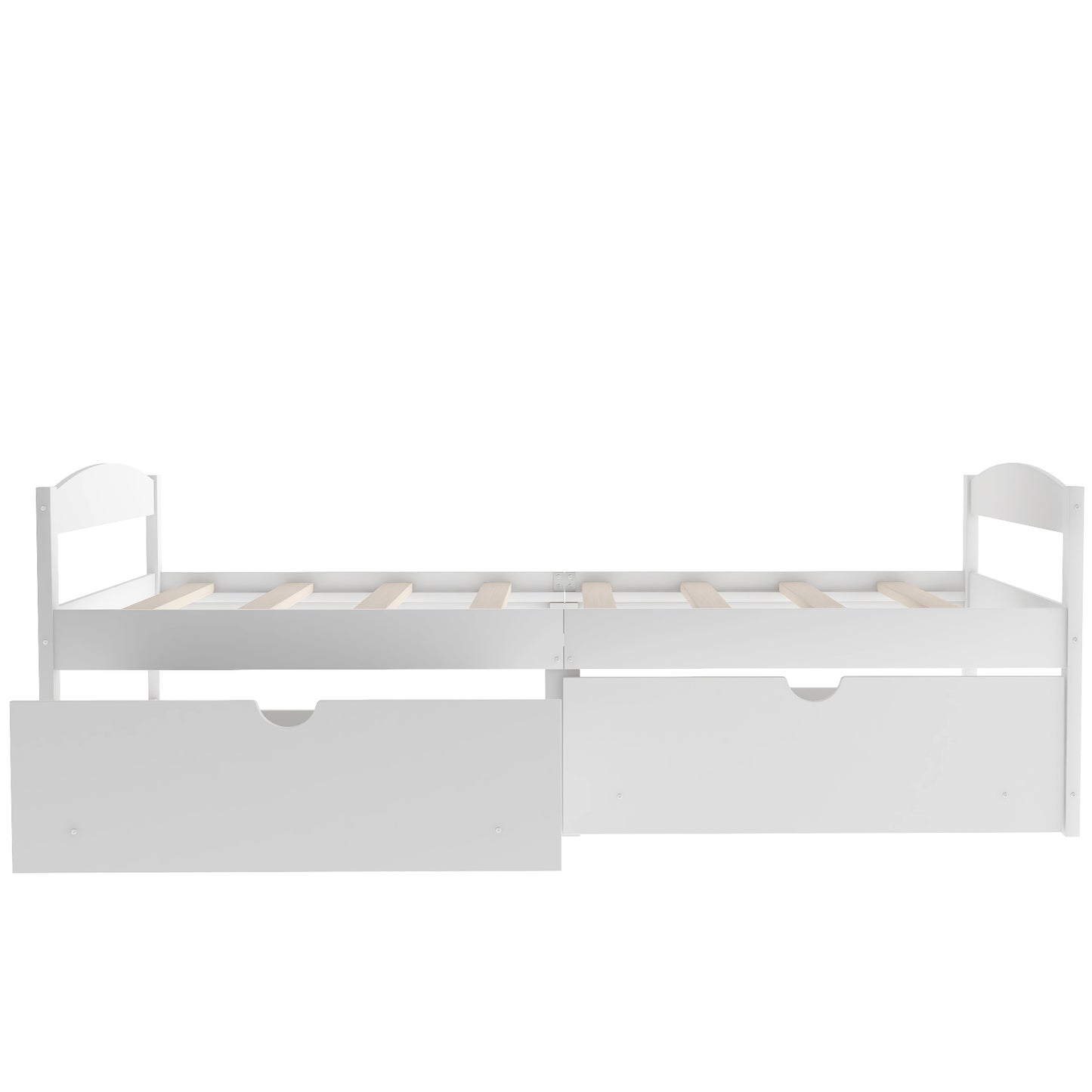 Array Twin Size Daybed with 2 Drawers - White