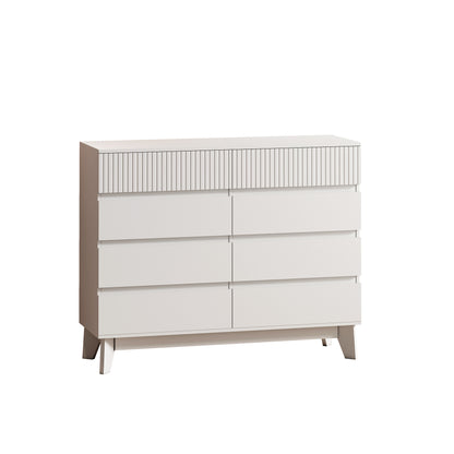 Nao 8-Drawers Storage Cabinet - White