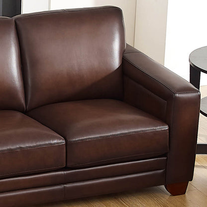 Alice Leather Loveseat