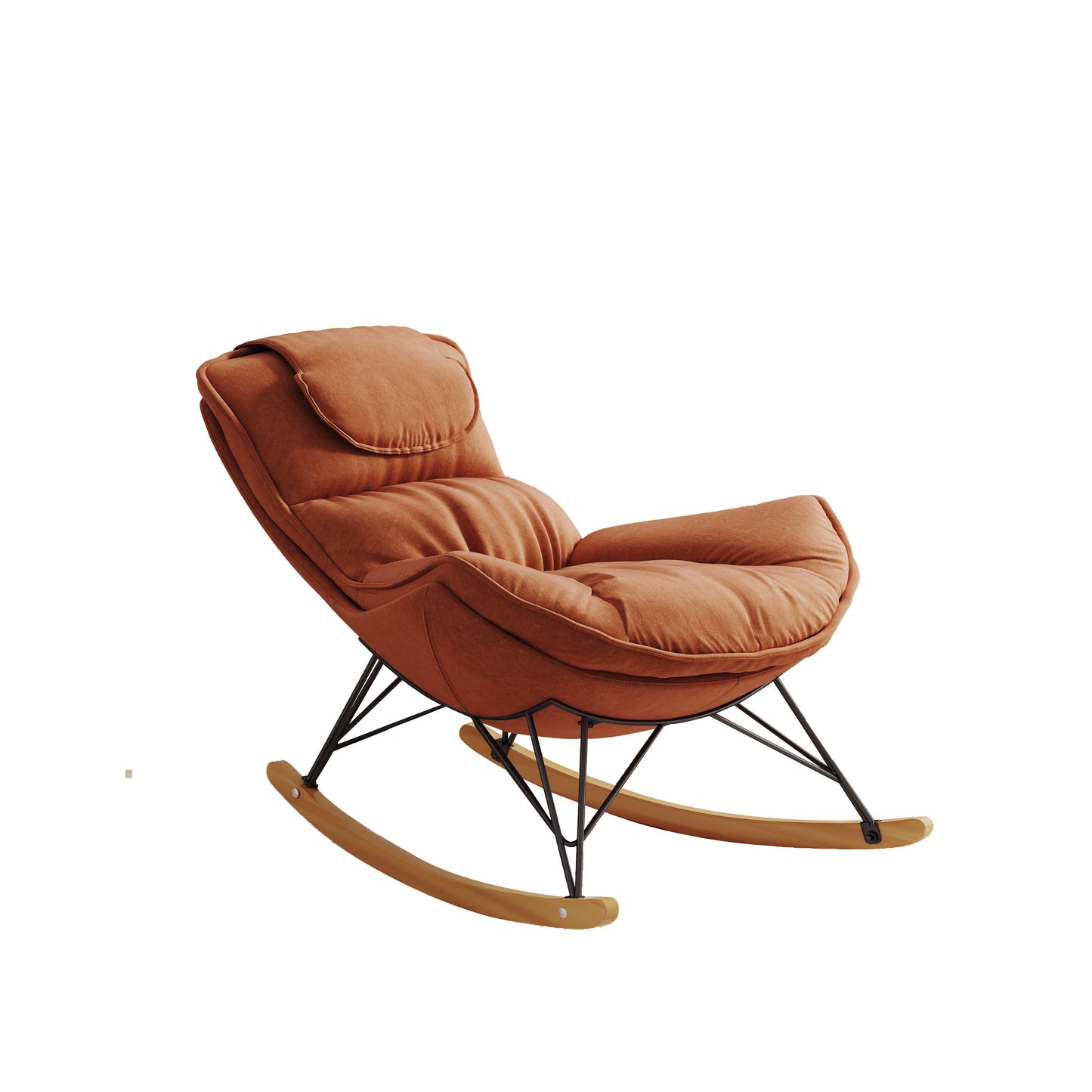 Jasper Sofa Single Rocking Chair - Brown