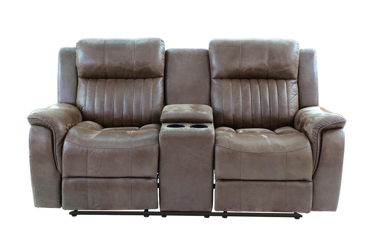 Cooper Power Motion Loveseat w Console - Coffee