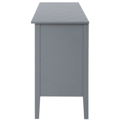 Aaron 2 Door Wooden Cabinets - Gray