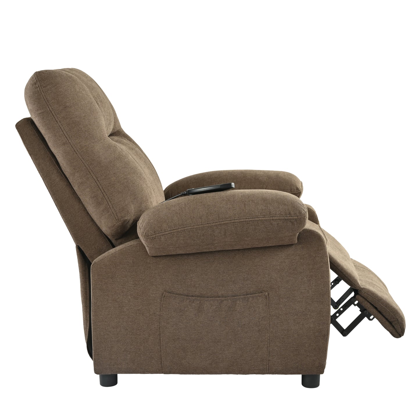 Aston Recliner Chair with Message and Heater - Brown