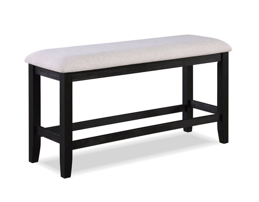 Harris Vintage Style Counter Height Bench - Charcoal