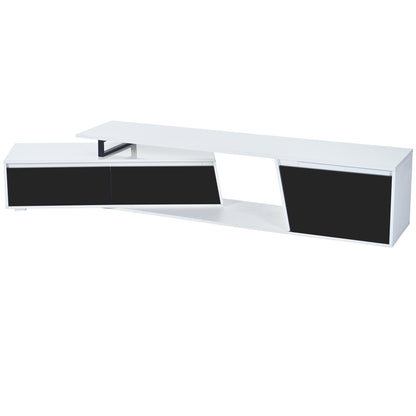 Taylor Extendable TV Stand - White