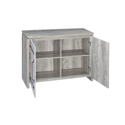 Rivera 2-door Accent Cabinet -  Gray