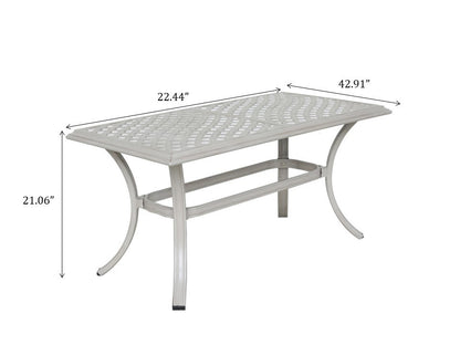 Ruba Patio Standard Coffee Table - Wheat