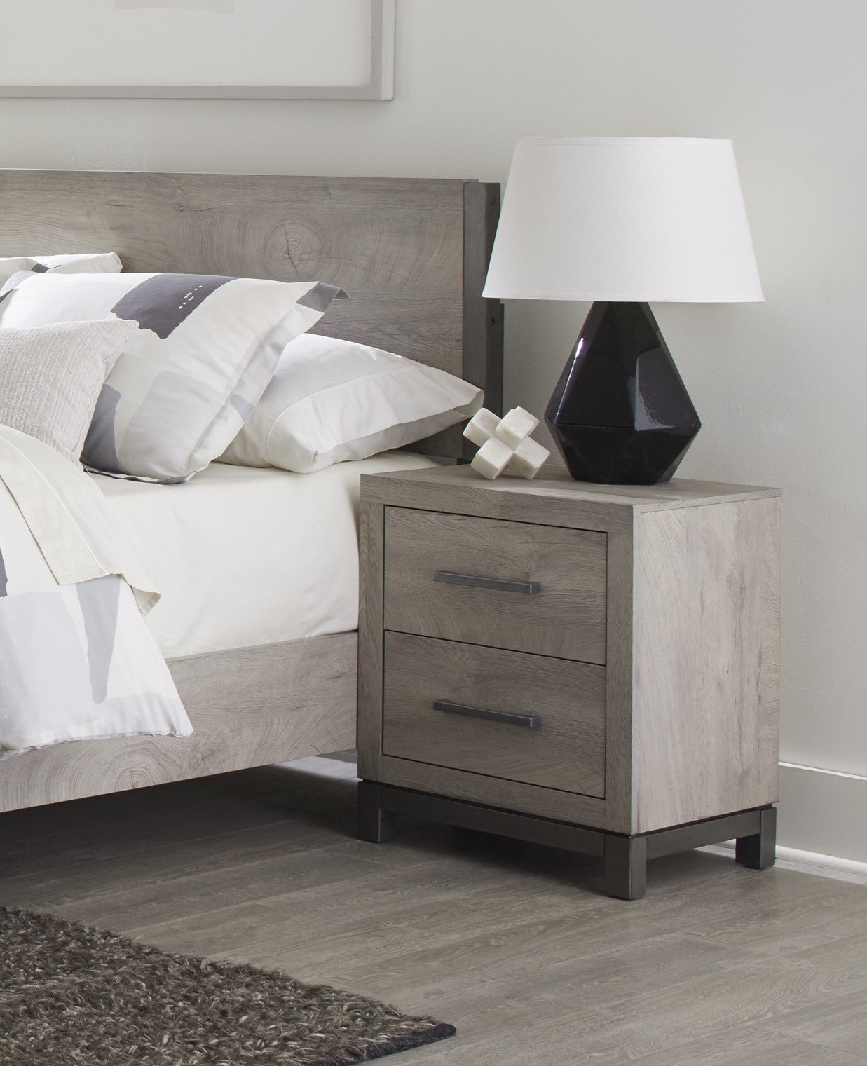 Dojo Nightstand - Light Gray