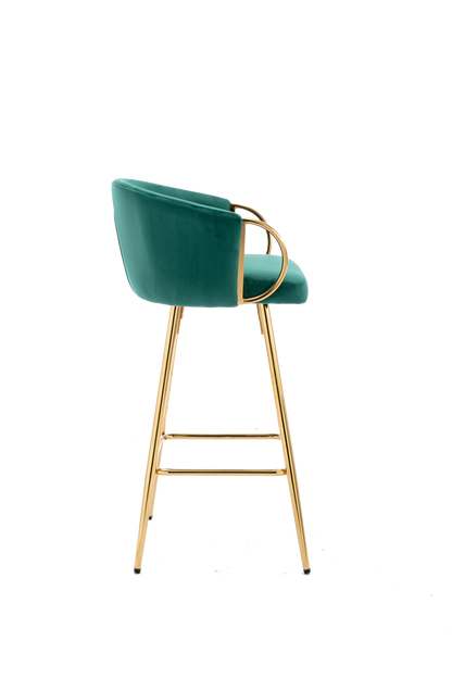 Sip Bar Stools 26 Inch  - Green Set of 2