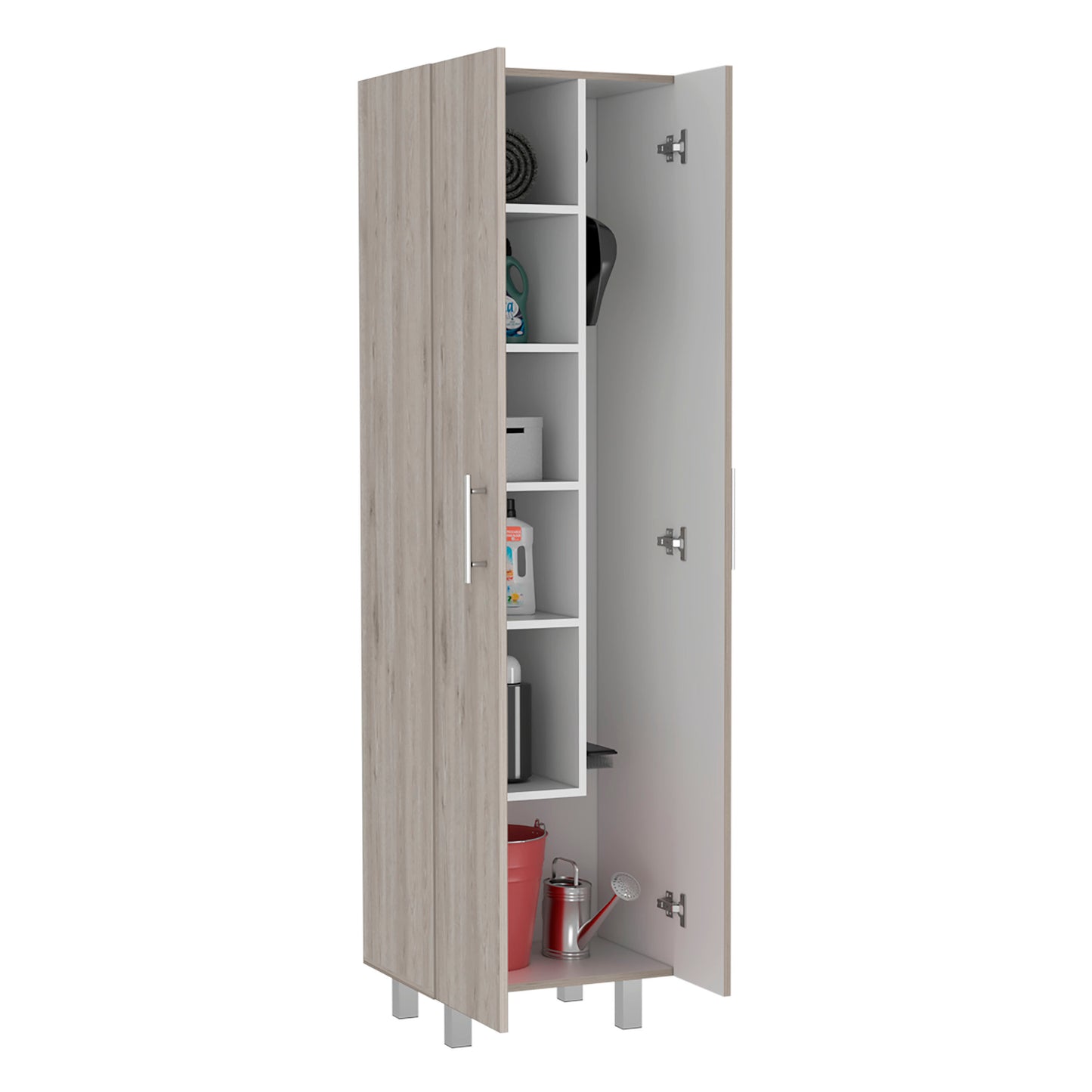 Nala Double Door Cabinet - Light Gray