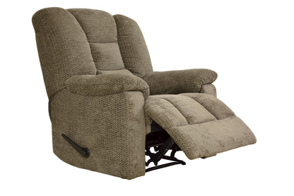 Weston Chenille Fabric  Reclining Chair - Brown