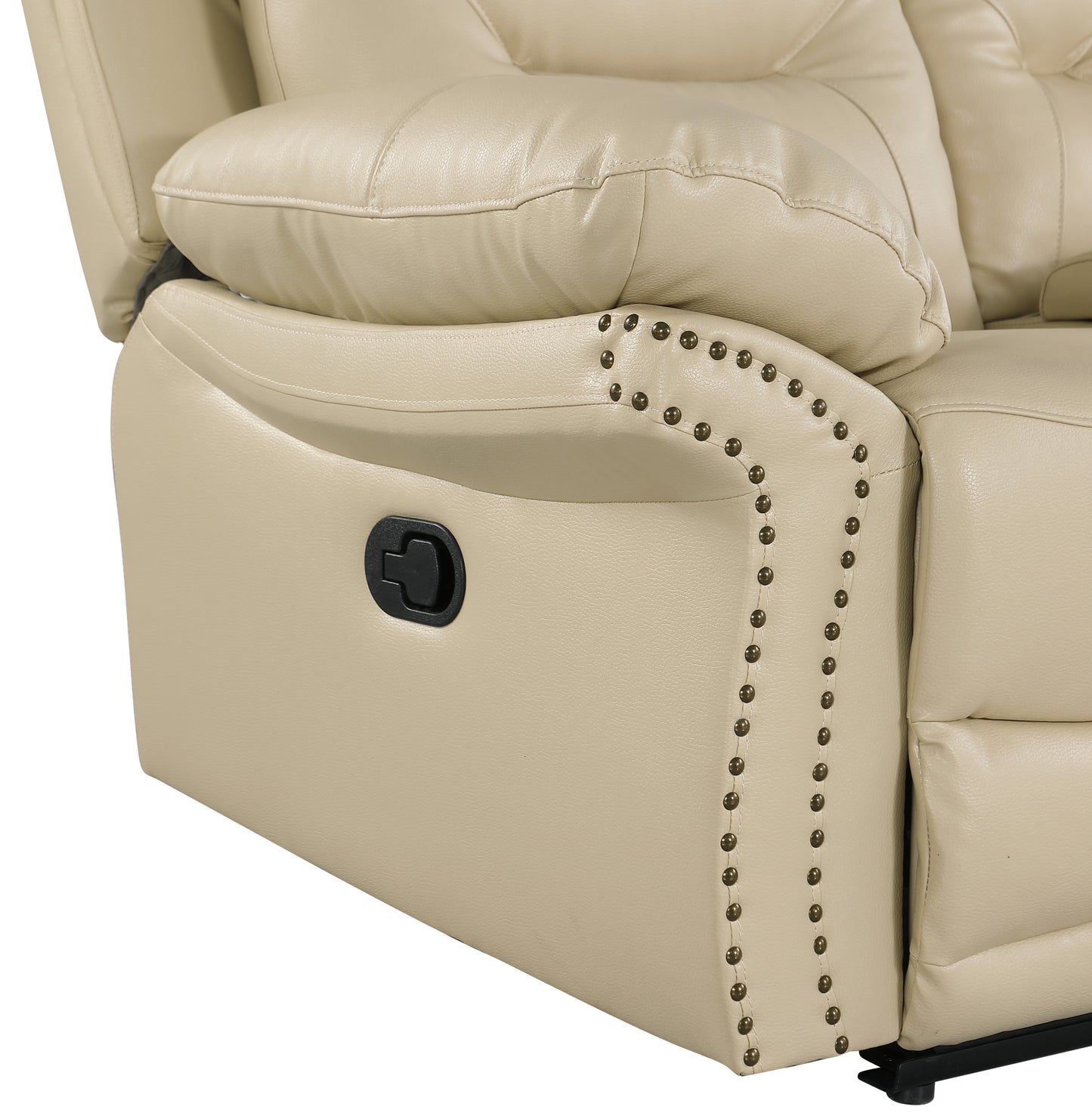 Rowan Reclining Console Loveseat - Beige