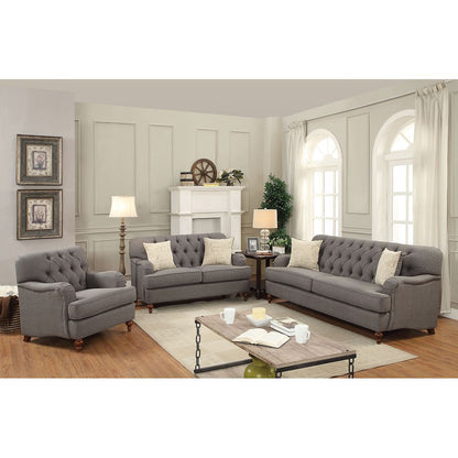 Alianza Loveseat w/2 Pillows - Dark Gray