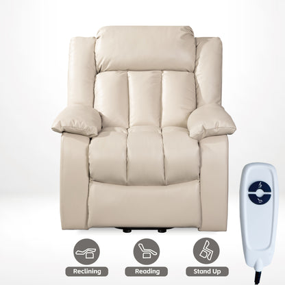 Trio Power Recliners Sofa - Beige