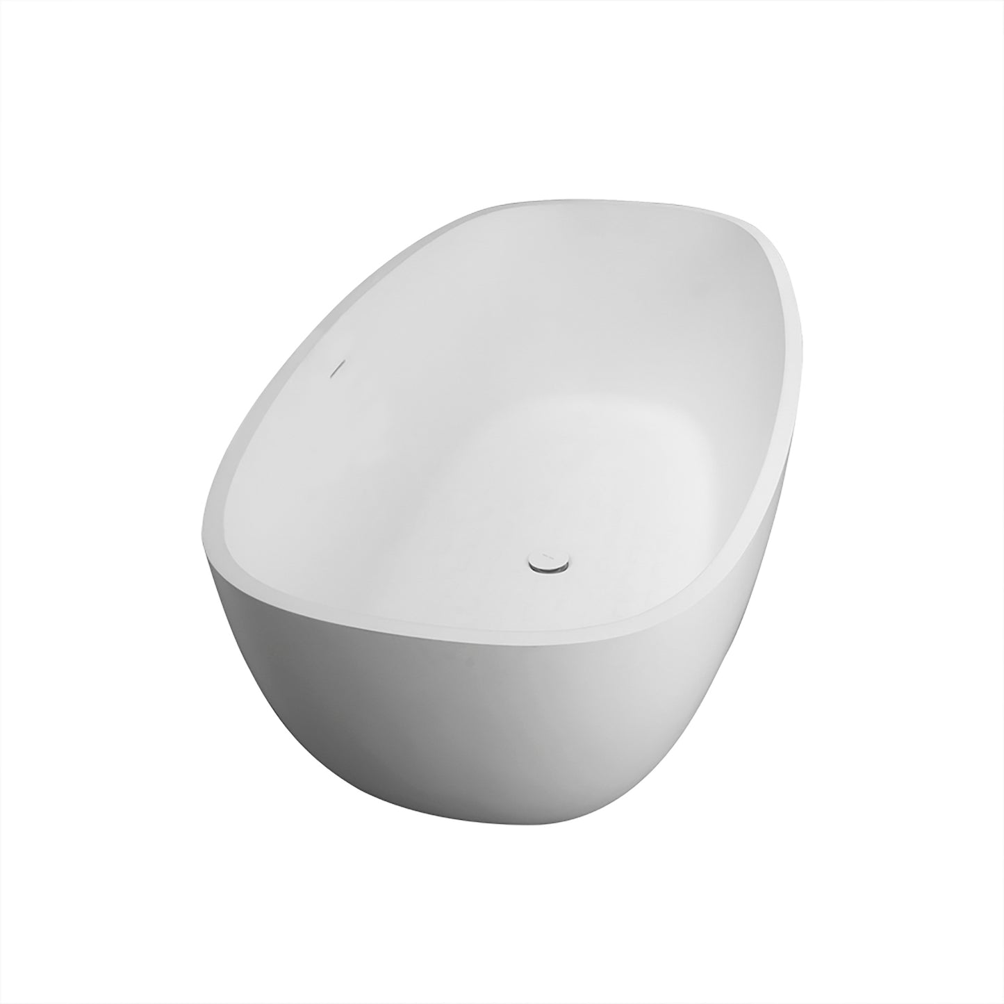 Laura 67"  Solid Surface Bathtub - White