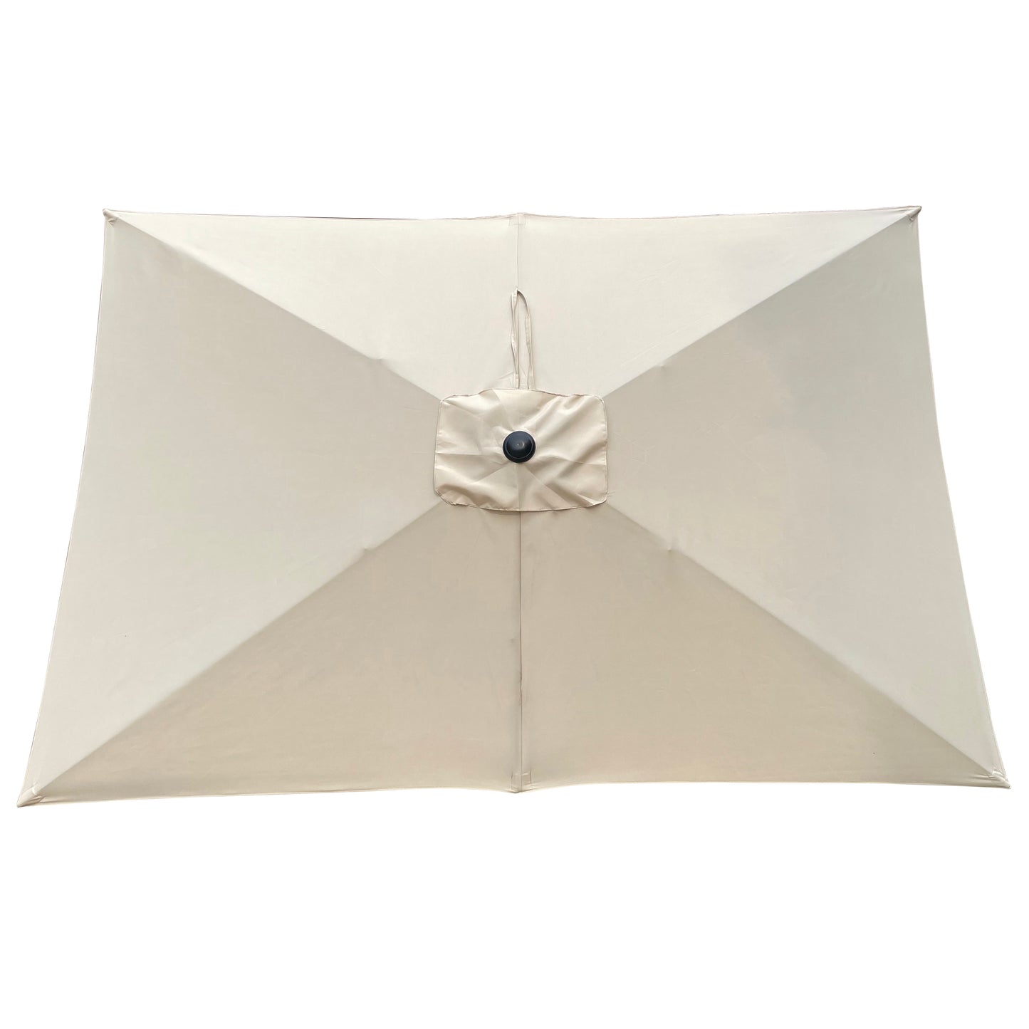 Zane 6 x 9 ft  Patio Umbrella with Crank - Tan