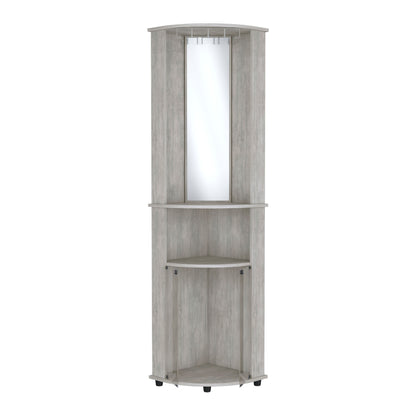 Nashville Corner Bar Cabinet - Gray