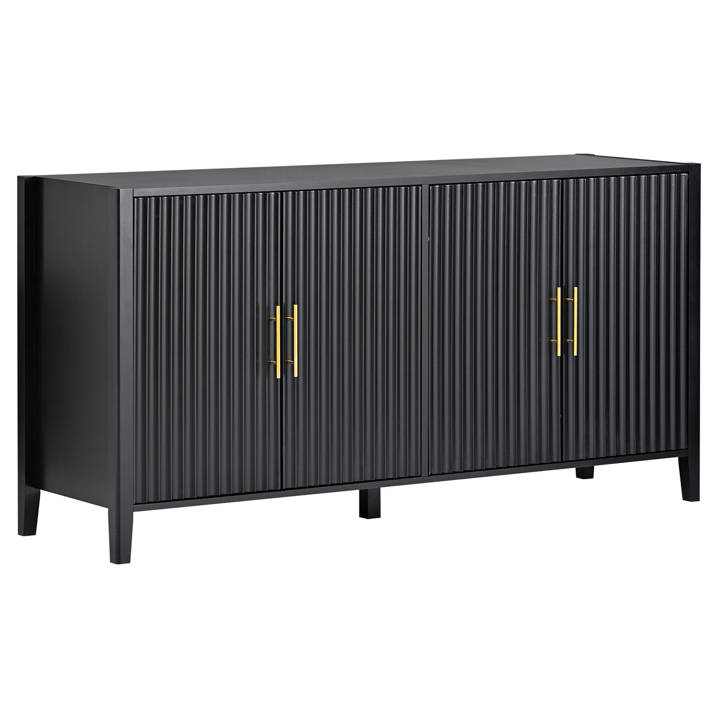 Kito Sideboard Accent Cabinet - Black