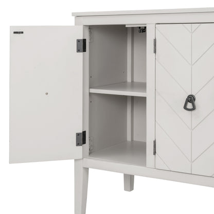 Delena Accent Storage Cabinet - Cream White