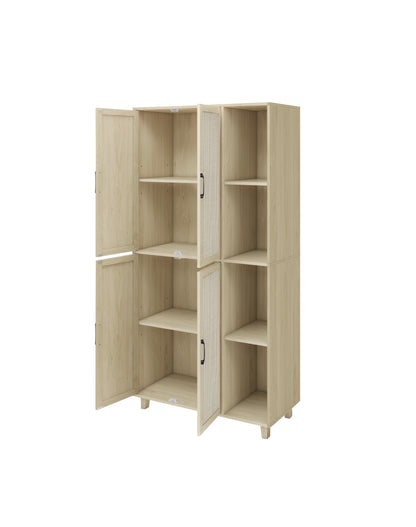 Acuna II 4 Door Storage Cabinet - Natural