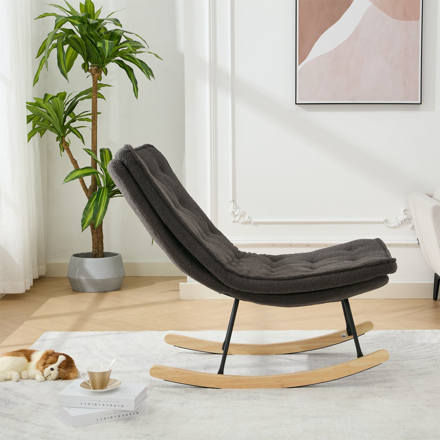 Lazy Rocking Chair - Gray